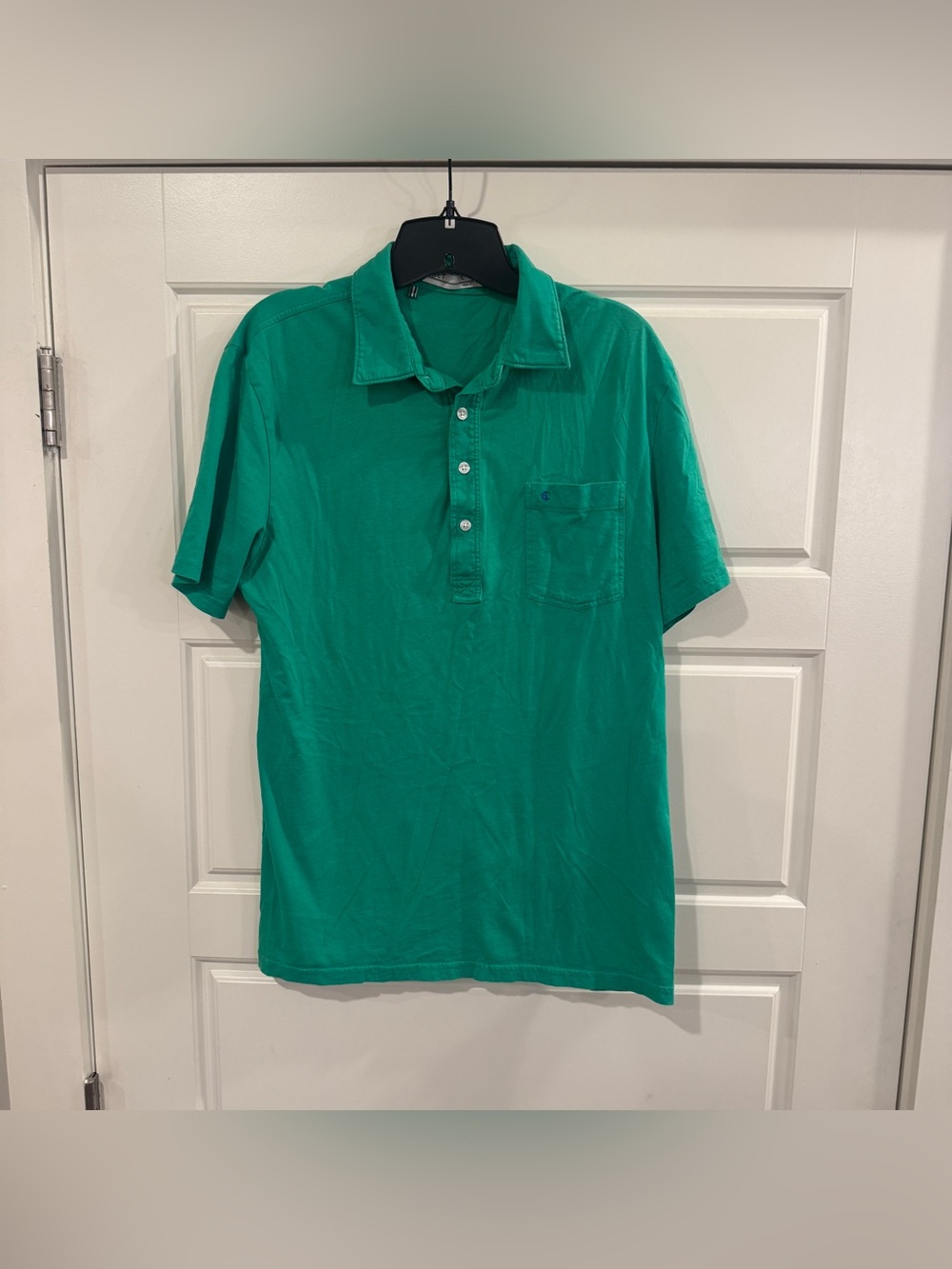 Criquet Men’s Green Slim Fit Polo Shirt Size Large